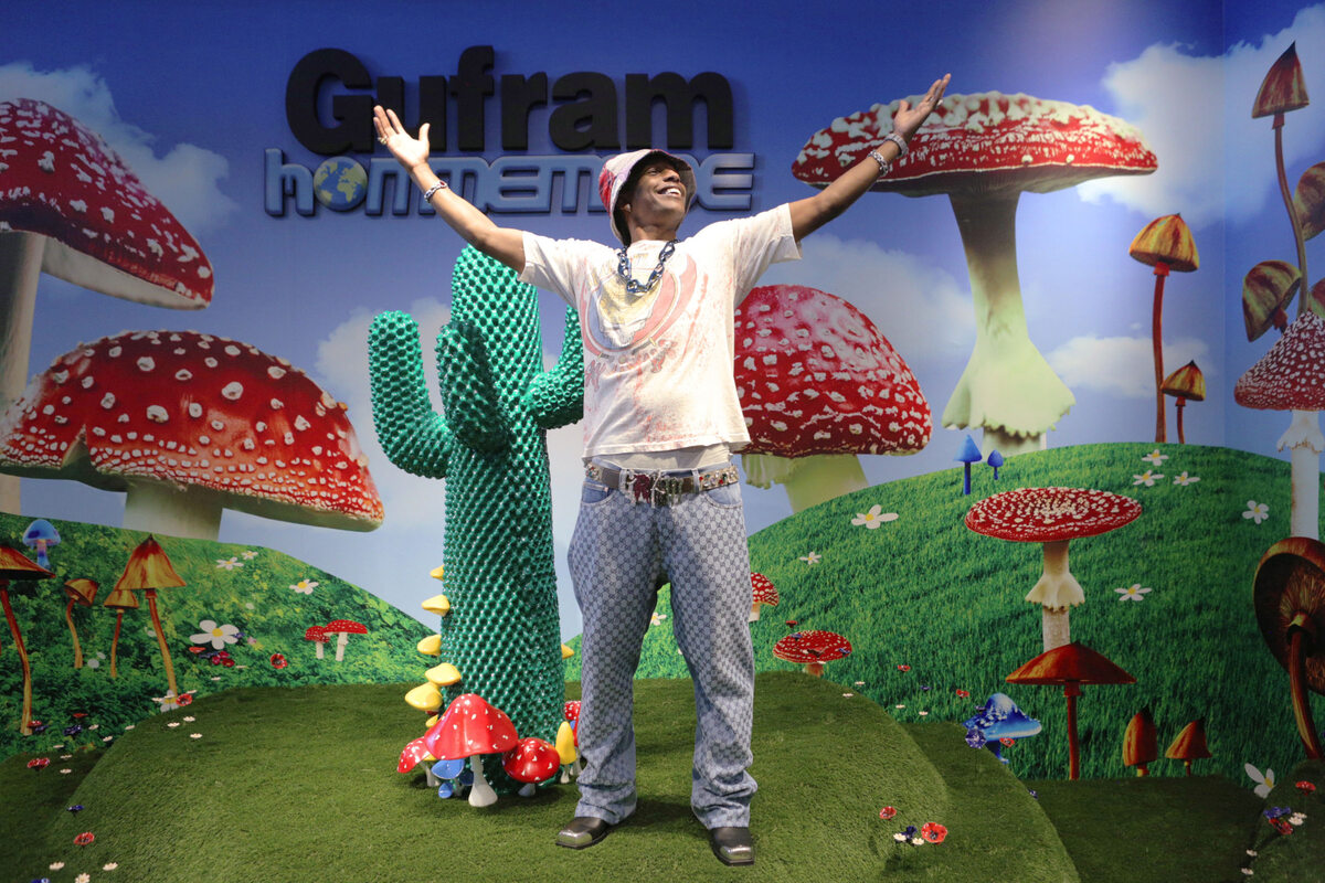 A$AP Rocky zaprojektował grzybki na kaktusie, Gufram Design Miami