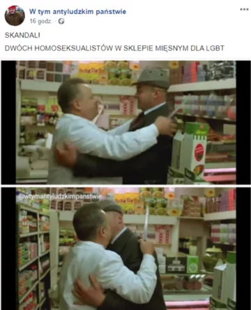Mem po wypowiedzi Jana Kanthaka o sklepach mięsnych dla środowisk LGBT 
