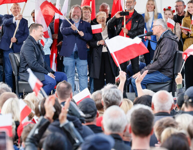 Miniatura: Niespodziewany gość na wiecu...