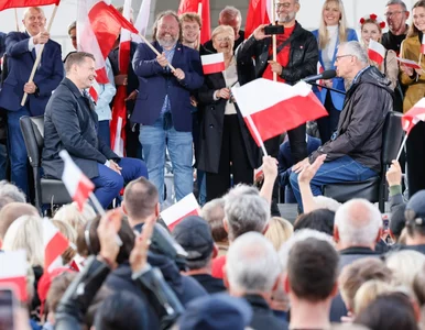 Miniatura: Niespodziewany gość na wiecu...