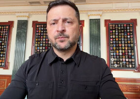 Miniatura: Zełenski o zbrodni w Jarosławiu....
