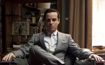 kadr z&nbsp;serialu "Sherlock"