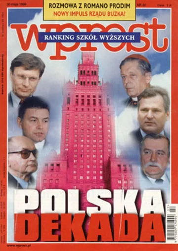 Okładka tygodnika Wprost nr 22/1999 (861)