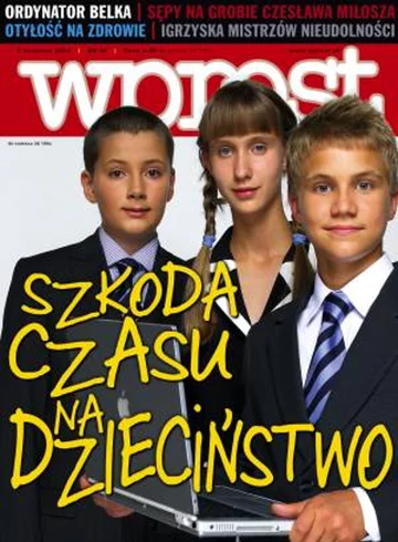 Okładka tygodnika Wprost nr 36/2004 (1136)