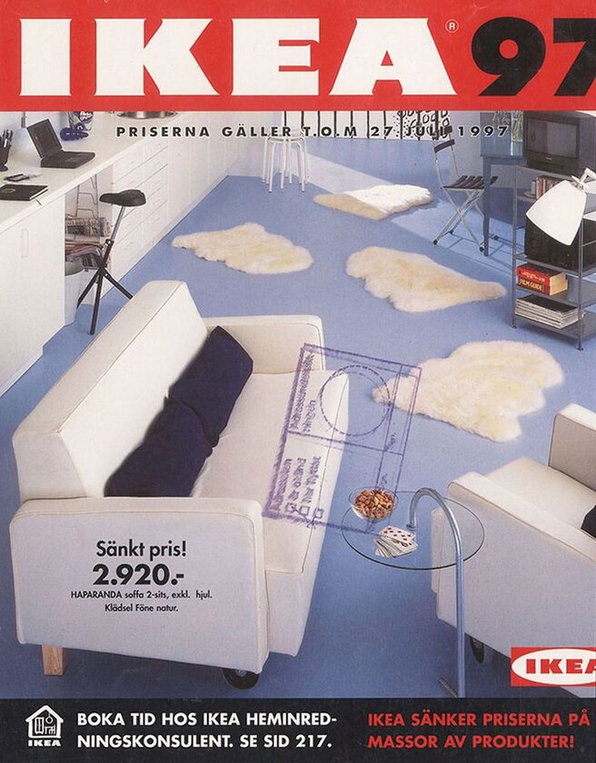 Okładka katalogu IKEA z 1997 roku 