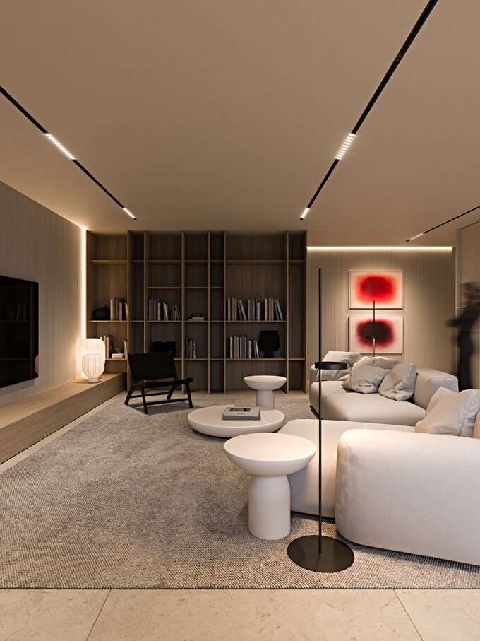 Wnętrza apartamentów Flare