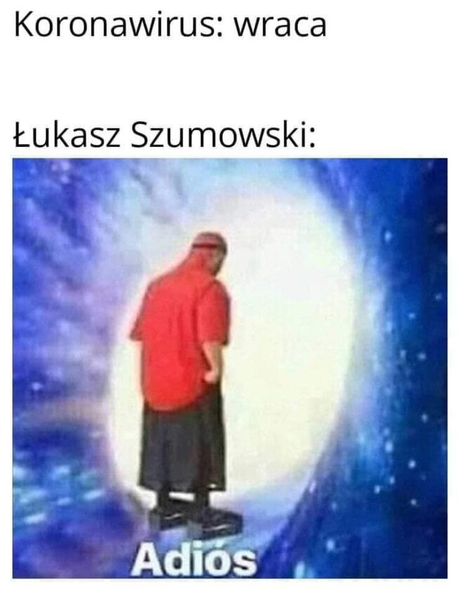 Mem po rezygnacji ministra Szumowskiego 