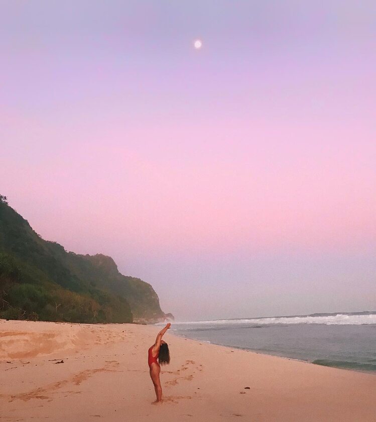 Zaćmienie Księżyca, Uluwatu, Bali 