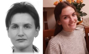 Aleksandra (l) i&nbsp;Oliwia (p) Wieczorek