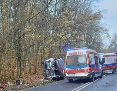 Miniatura: Poważny wypadek w Zachodniopomorskim. Bus...