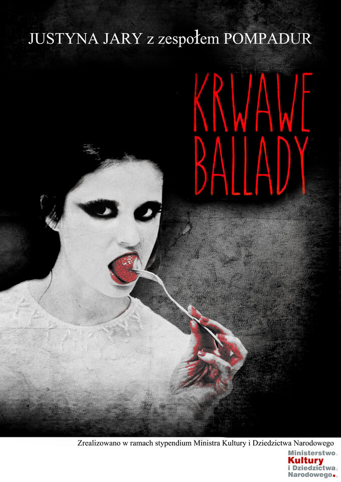 Plakat projektu "Krwawe Ballady"