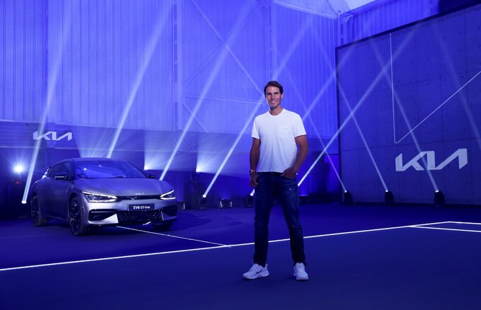 Rafael Nadal i Kia EV6