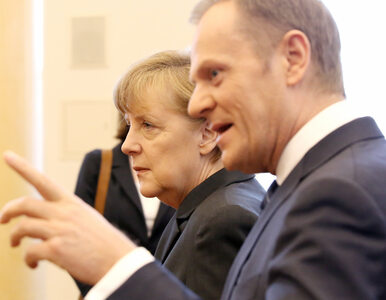 Miniatura: Merkel i Tusk: Największe wyzwanie...