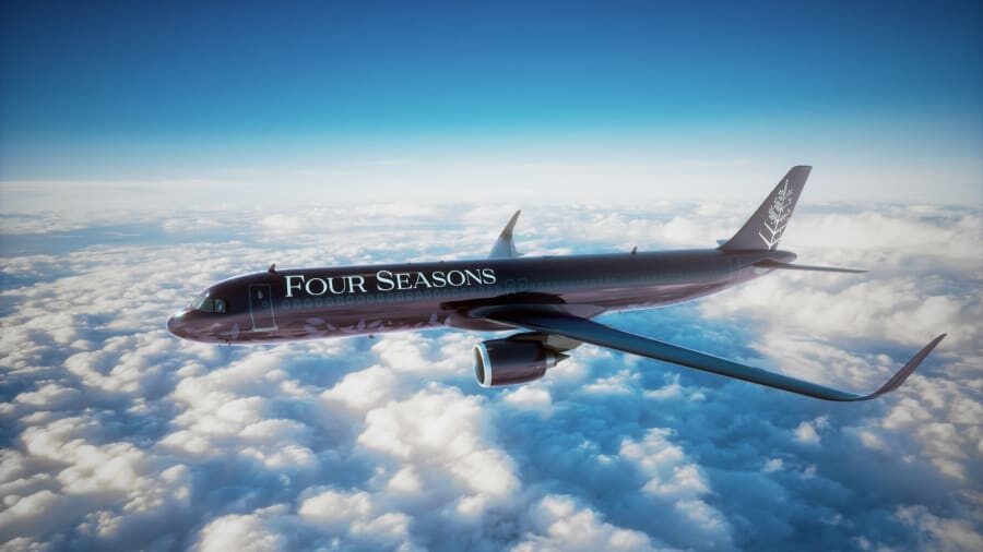 Luksusowy samolot Four Seasons Luksusowy samolot sieci Four Seasons
