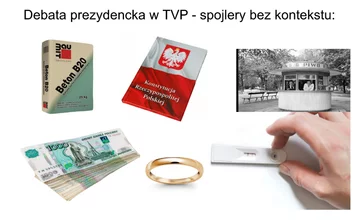 Mem po debacie prezydenckiej 