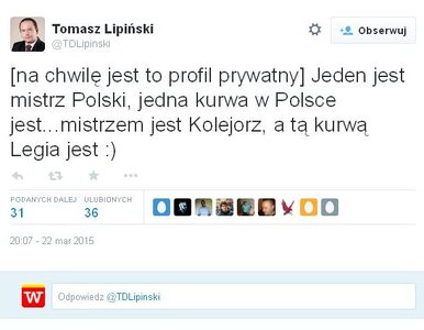 Miniatura: Radny PO z Poznania: Legia ku... jest