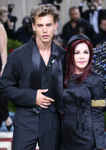 Austin Butler i Priscilla Presley 