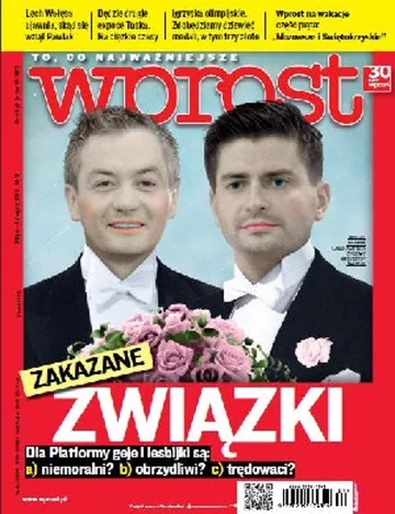 Okładka tygodnika Wprost nr 31/2012 (1537)