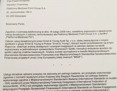 Miniatura: Informacja PMPG SA ws. oświadczenia EY...