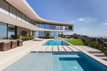 The Orum House w Bel Air, najdroższej dzielnicy Los Angeles Beyone, Hollywood, Bel Air