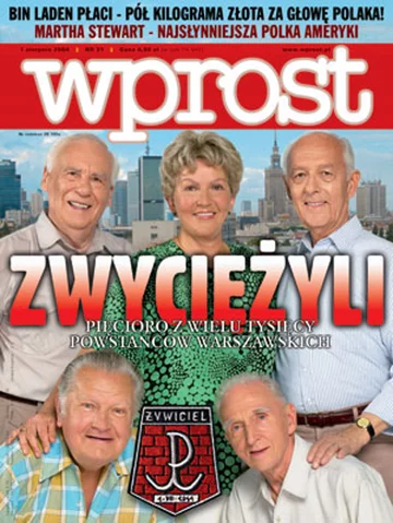 Okładka tygodnika Wprost nr 31/2004 (1131)