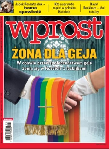 Okładka tygodnika Wprost nr 35/2010 (1438)