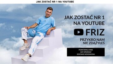 Friz/ strona internetowa kursu &bdquo;Jak zostać nr 1&nbsp;na&nbsp;YouTube&rdquo;
