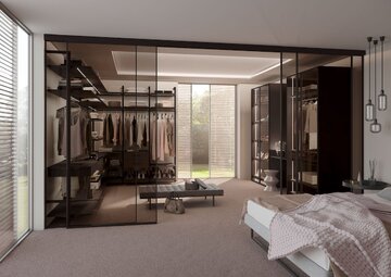 Garderoba walk-in z&nbsp;drzwiami Raumplus S1200Air