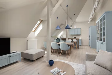 Mieszkanie na poddaszu, proj. FABRYK-ART 