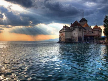 Château de Chillon, Szwajcaria (fot. epicdash.com)