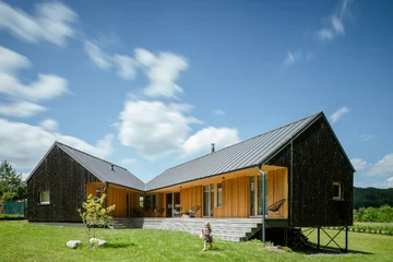 Nowoczesna stodoła, projekt studio KLAR Linka, nowoczesna stodoła, studio KLAR