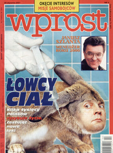 Okładka tygodnika Wprost nr 4/2001 (948)