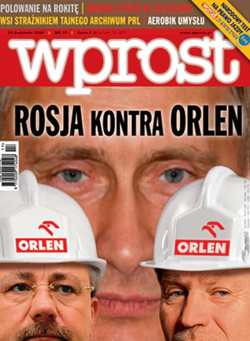 Okładka tygodnika Wprost nr 17/2004 (1117)