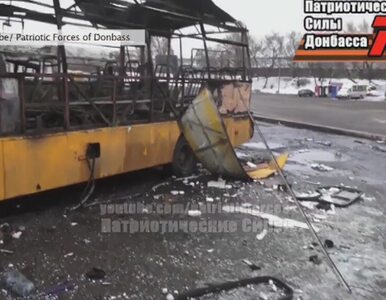 Miniatura: Bomby spadły na dworzec autobusowy w...
