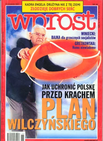 Okładka tygodnika Wprost nr 36/2001 (980)