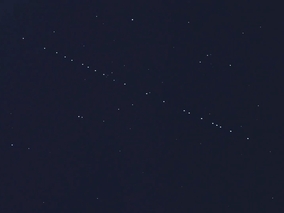 Kosmiczny pociąg nad Polską 27 września. Gdzie wypatrywać Starlinków i ISS?