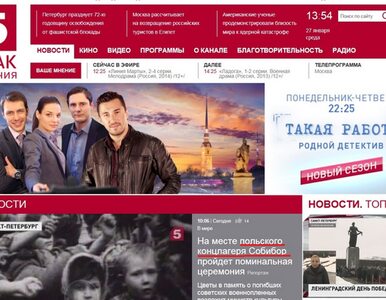 Miniatura: Rosyjskie media o "polskim obozie...