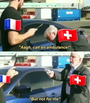 Mem po meczu Szwajcarii z Francją 
