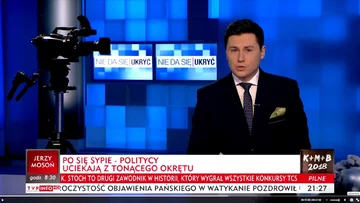 Paski informacyjne w TVP Info 