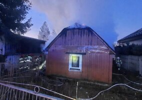 Miniatura: Pożar strawił drewniany dom. Tragiczny...