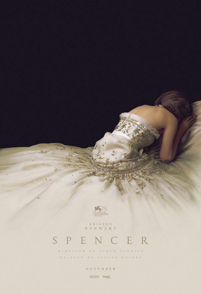 Plakat filmu „Spencer” o księżnej Dianie