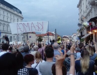 Miniatura: Zaskakujący manewr kontrmanifestantów....