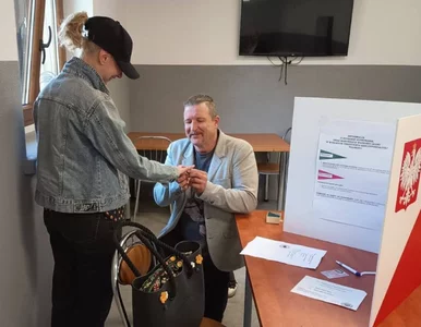 Miniatura: Niecodzienna sytuacja podczas głosowania....