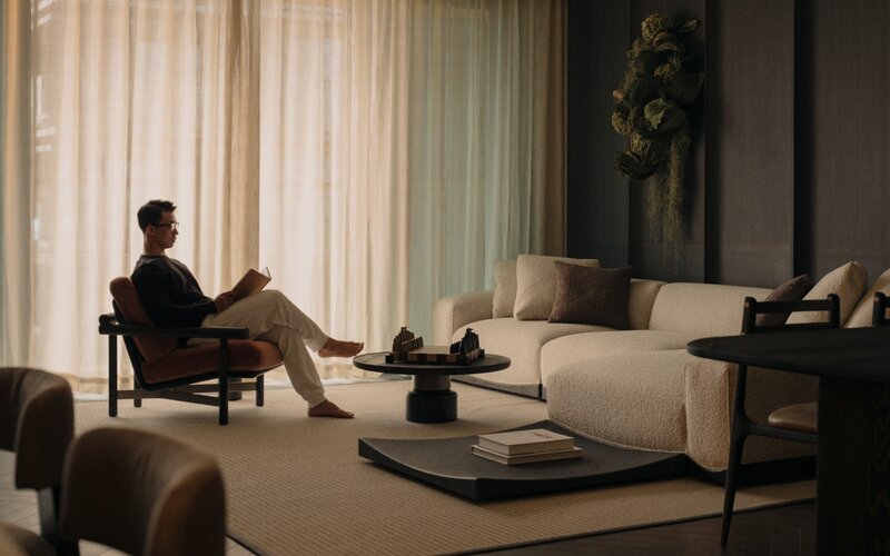 Wnętrze, które prowadzi do rozluźnienia ciała i umysłu, projekt 932 Design Group