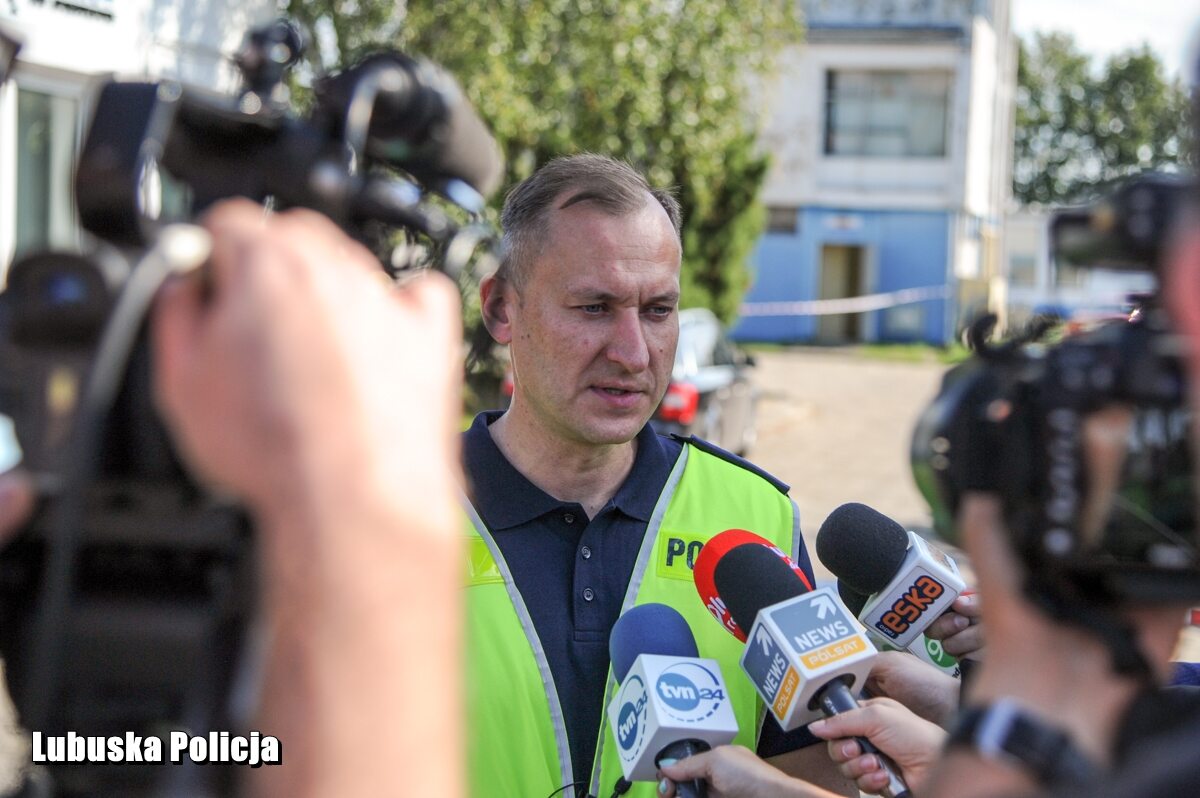 Akcja policji przy ul. Owczej w Gorzowie Wielkopolskim 