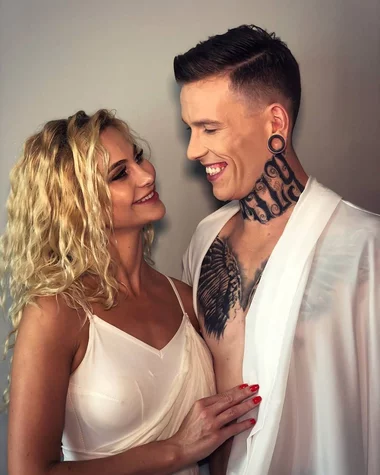 Sylwester Wilk i Hanna Żudziewicz