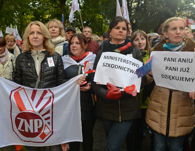 Miniatura: Nauczyciele zaprotestują pierwszego dnia...