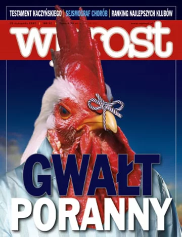 Okładka tygodnika Wprost nr 47/2007 (1300)