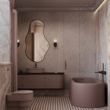 Apartament z widokiem na park, projekt Modeko Studio 