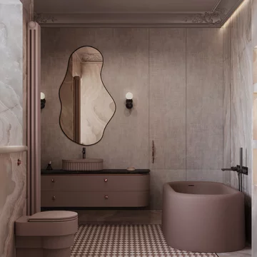 Apartament z widokiem na park, projekt Modeko Studio 